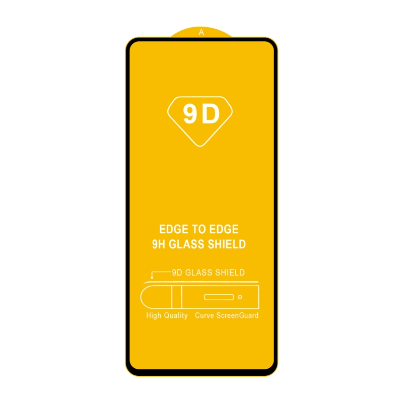 Защитное стекло Xiaomi Mi 10T Lite с рамкой 9H Full Glue без упаковки (25 шт./уп.)