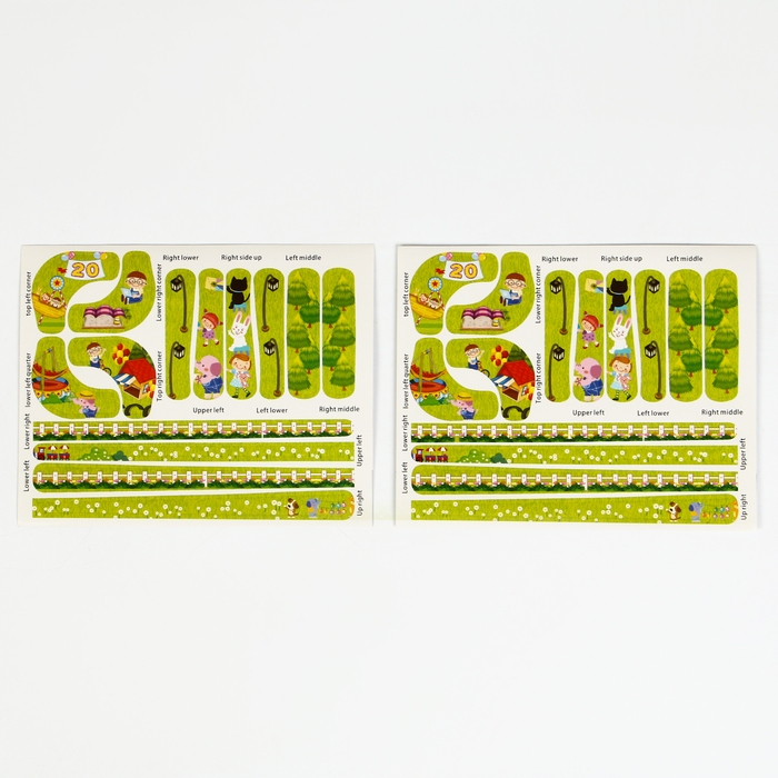 Игровой набор лабиринт &laquo;Летний парк&raquo;, маркерная доска, 2 &times; 36 &times; 27,5 см