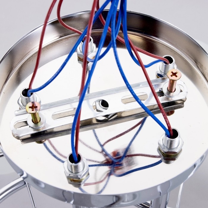 Люстра 2024/5 E27 60Вт хром 52х52х25 см BayerLux