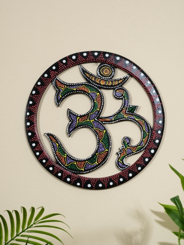 Панно резное МДФ "ОМ Цветное", 30х30х0,6 см