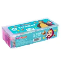 Точилка пластиковая с контейнером, двойная, МИКС, &laquo;Маша и медведь&raquo;