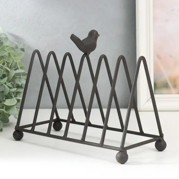 Фигурка-подставка для книг &laquo;Птичка&raquo;, чугун, 24&times;11&times;18 см