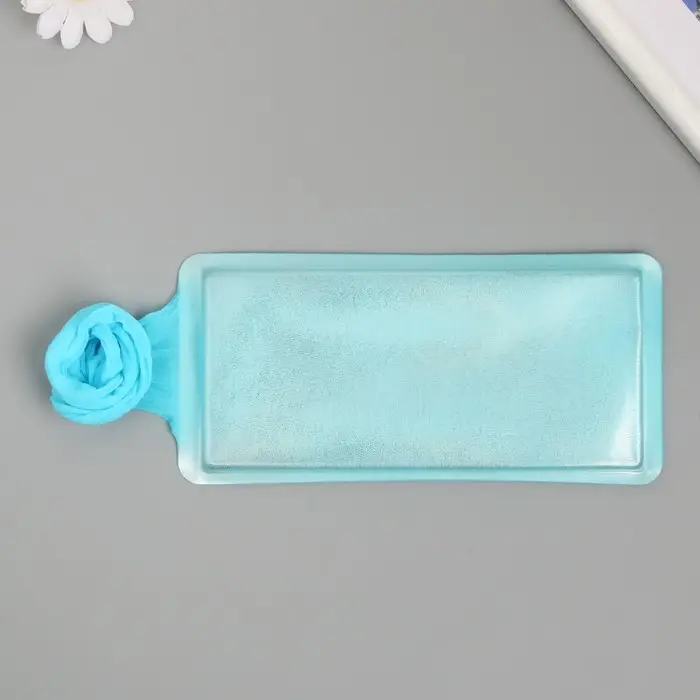 Капрон для цветов одноцветный "Голубое озеро" 50 см