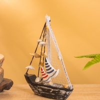 Сувенир "Кораблик с ракушками", 13х3х18 см