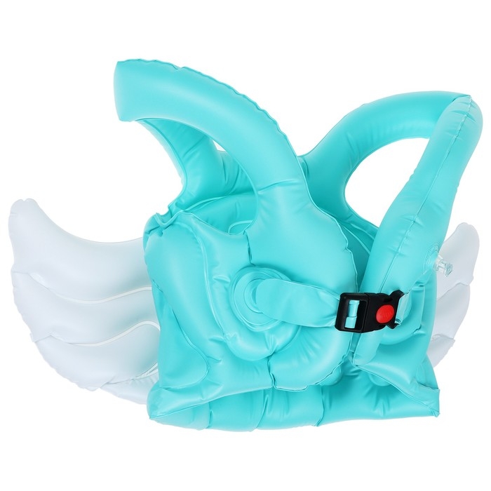 Жилет для плавания &laquo;Ангелочек&raquo;, 30 х 49 см, цвет бирюзовый