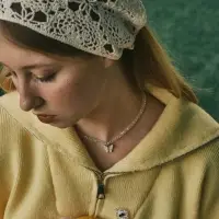 Чокер &laquo;Бабочка&raquo; хрусталь, белый в серебре, 36 см + 5 см доп, цепочка