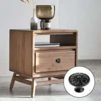 Ручка-кнопка ТУНДРА РК205, цвет черный