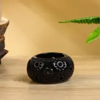 Подсвечник, 8.5&times;8.5&times;4 см, керамика, МИКС