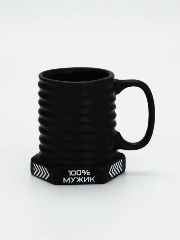 УЦЕНКА Кружка керамическая &laquo;100% мужик&raquo;, 400 мл