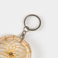 Брелок "Ловец снов" 17 см, цв. медный