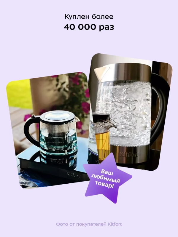 Электрический чайный набор KT-635 - 2200 Вт