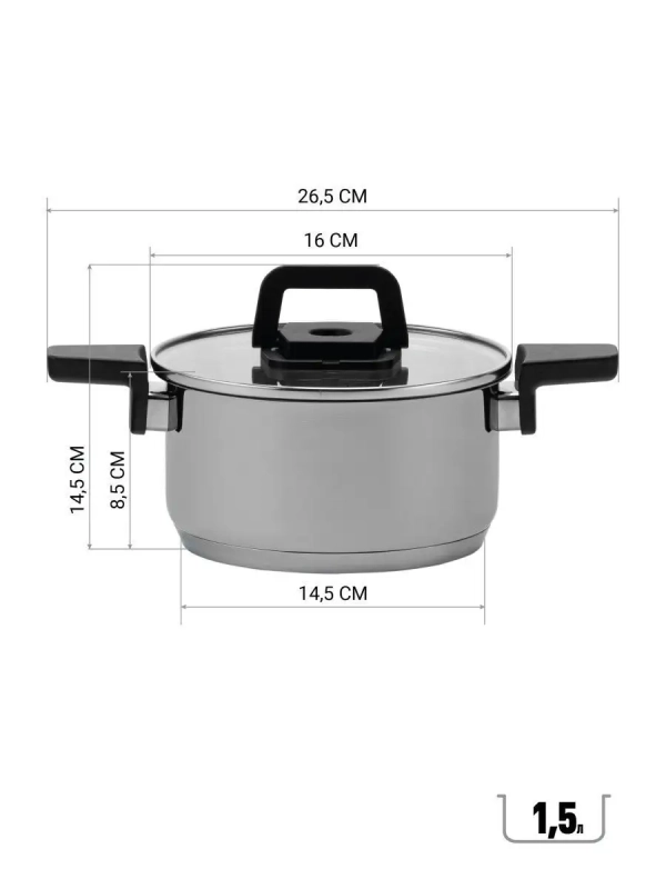 Набор посуды компактного хранения Fold&Keep-6S