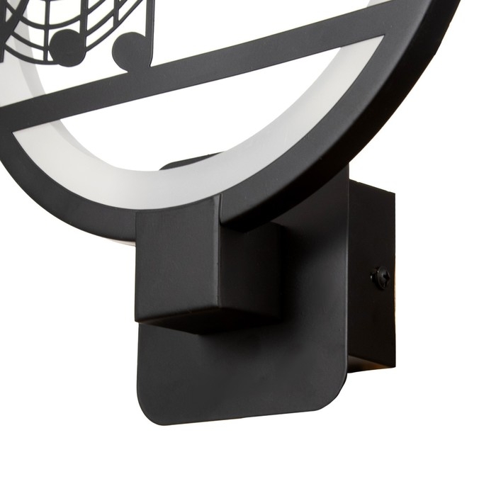 Бра 2497/1 LED 15Вт 4000К черный 24х24х30 см