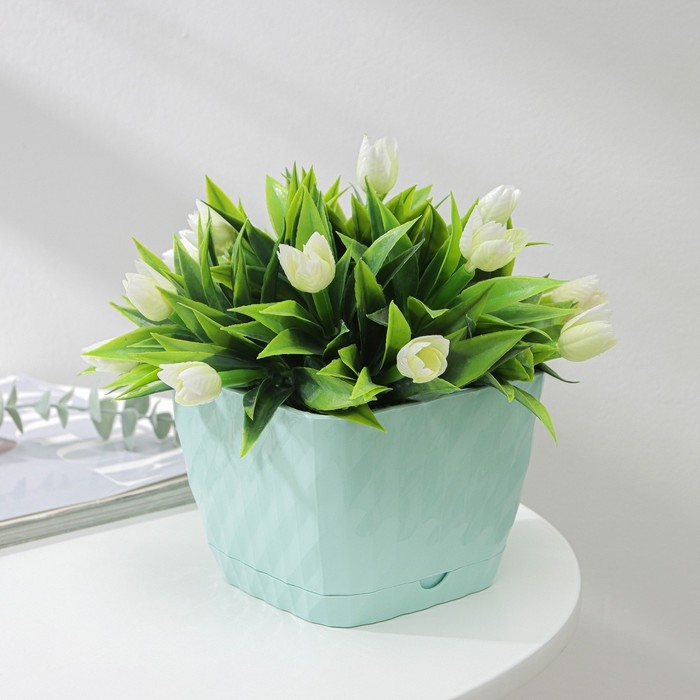 Горшок &laquo;Классика&raquo;, 1 л, цвет мятный