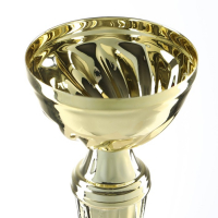Кубок 151С, наградная фигура, золото, подставка камень, 22 х 7 х 5 см.