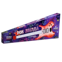 Музыкальная гитара &laquo;Рок звезда&raquo;, звук, свет, цвет красный