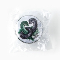 Свеча новогодняя в железной банке &laquo;Новый год: Змейки&laquo;Новый год: аромат сирень, 4.8 см