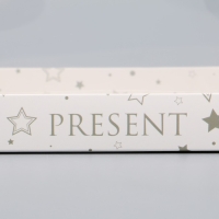 Коробка кондитерская для муссовых пирожных &laquo;Звёздочки&raquo;, 27 х 8.6 х 6.5 см