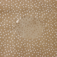 Чехол для одежды Доляна Points, ПВХ окно, 60&times;90 см, цвет бежевый