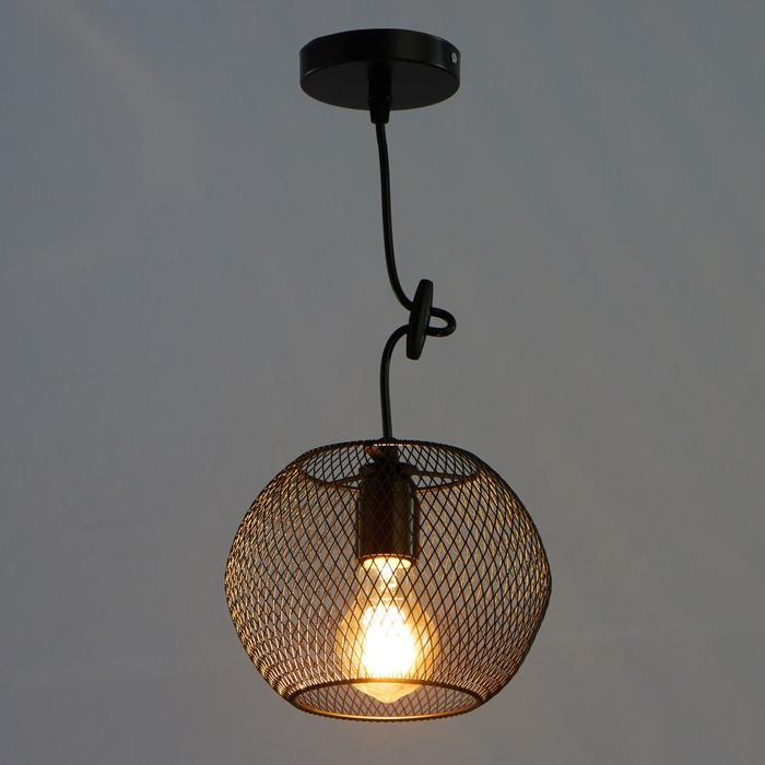 Светильник BayerLux 1961/1 E27 40Вт черный 18х18х15-115 см