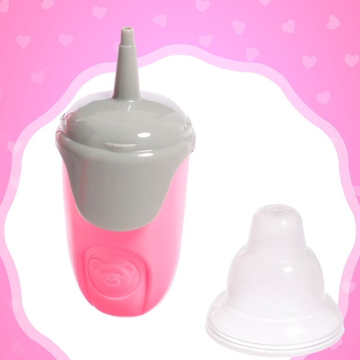 Пупс функциональный &laquo;Анечка&raquo;, пьёт, писает, с набором аксессуаров, со стульчиком для кормления