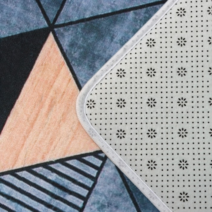 Коврик для ванной и туалета Доляна &laquo;Грэй&raquo;, 45&times;120 см