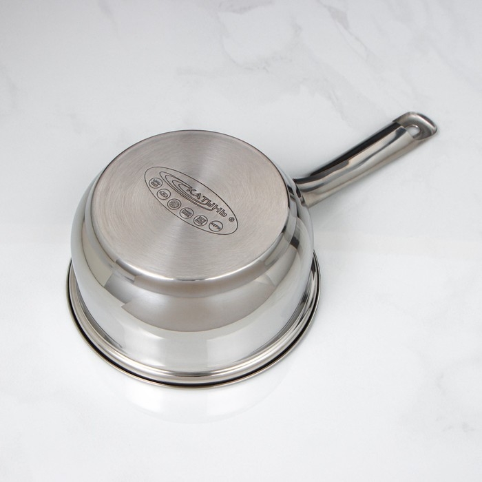 Ковш &laquo;Гретта&raquo;, 1,6 л, d=16 см, капсульное дно, без крышки, индукция