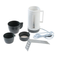 Электрочайник автомобильный 0,5 л, 12 В, 2 кружки, 150 Вт