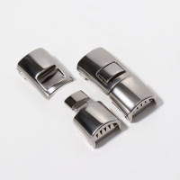 Фиксатор для шнурков, пара, размер 2,6 &times; 1 &times; 0,8 см, цвет серебристый