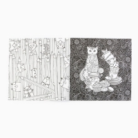 Раскраска - антистресс, альбом &laquo;Котонастроение&raquo;, 20 стр.