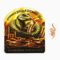 Кошельковый талисман новогодний &laquo;Новый год: Огромного дохода&raquo;, фигурка, 7 х 10 см,