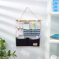 Органайзер подвесной с карманами Доляна, 4 отделения, 30&times;35 см, дизайн МИКС