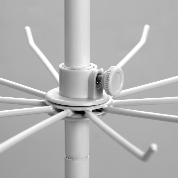 Вертушка QF, 3 яруса по 10 крючков, 30&times;30&times;65, цвет белый