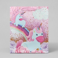 Пакет подарочный ламинированный вертикальный, упаковка, &laquo;Розовые мечты&raquo;, ML 23 х 27 х 11,5 см