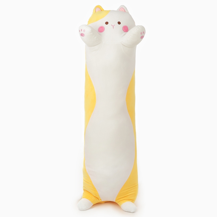 Мягкая игрушка-подушка &laquo;Кот&raquo;, 110 см, цвет жёлтый