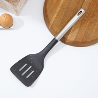 Лопатка кухонная Доляна &laquo;Синара&raquo;, 34,5 см, цвет серебряный