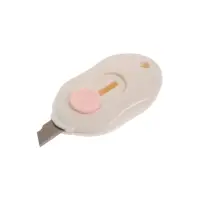 Нож универсальный ТУНДРА, мини, пластиковый корпус, возвратное лезвие, 9 мм