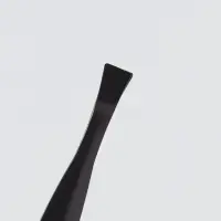 Пинцет прямой, узкий, 8.5 см, чёрный