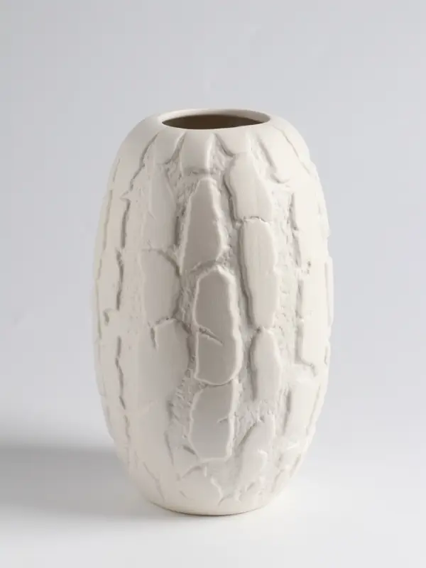 Ваза &laquo;Нуева&raquo;, 22&times;12 см, керамика, белая