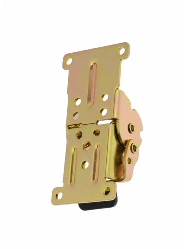 Кронштейн складной ТУНДРА ks001, 70&times;70 мм, желтый цинк, набор 2 шт.