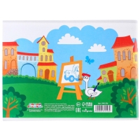 Альбом для рисования А4, 40 листов 100 г/м&sup2;, на склейке, Синий трактор