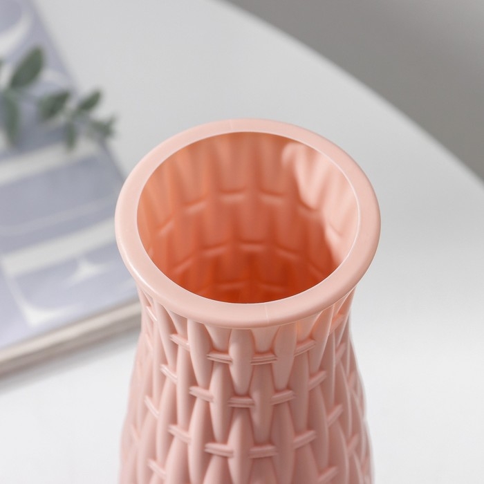 Ваза &laquo;Ротанг&raquo;, 8&times;21 см, 600 мл, цвет МИКС