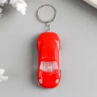 Фонарик брелок для ключей на кольце &laquo;Машина&raquo;, открывашка для бутылок, мигает, 3.5&times;8&times;2.7 см, МИКС