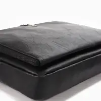 Сумка деловая, 38*8*29см, отд на молнии, 2 н/кармана, длин регил. ремень, ручка, черный