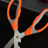 Ножницы кухонные Доляна &laquo;Драйв&raquo;, 22 см, с открывалкой для бутылки, цвет МИКС