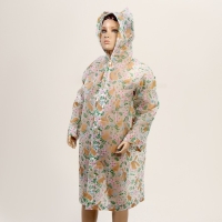 Дождевик детский &laquo;Зайчики&raquo;, рост 125-155 см