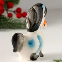 Сувенир Лошадь Василиса,8х6,5х3,5см ,гжель, цвет