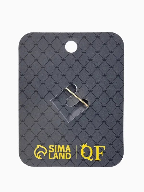 Брошь "Бабочка", глянцевая, цвет синий в золоте