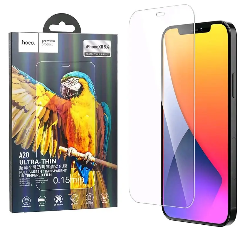 Защитное стекло IPh 12 Mini 2.5D (А20) Hoco прозрачное