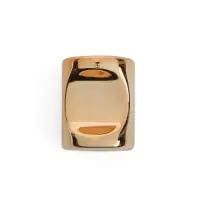 Ручка-кнопка CAPPIO РК102, d=18 мм, пластик, цвет золото